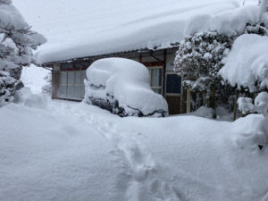 実家が記録的な積雪を記録